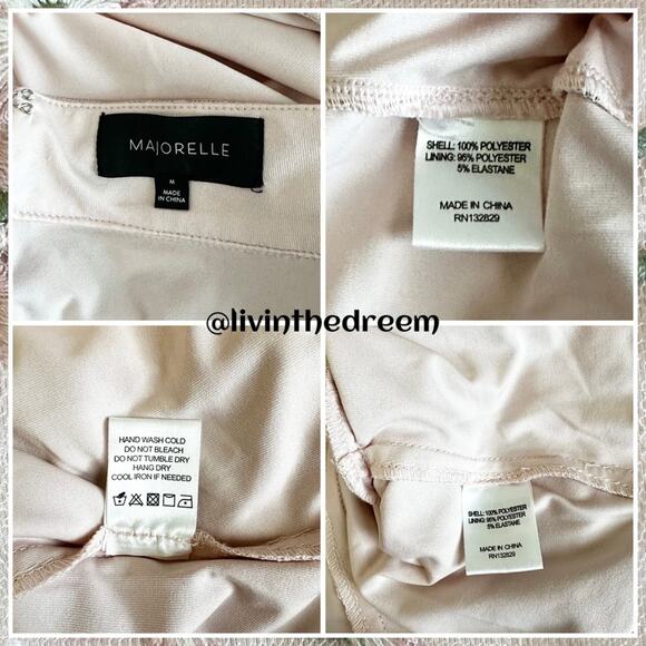 NWOT Majorelle Whitney Shorts & Camisole Princess Pink M Set $249 - Picture 16 of 16